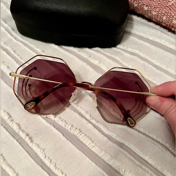 New Chloé Round Gradient Sunglasses - Picture 6 of 12